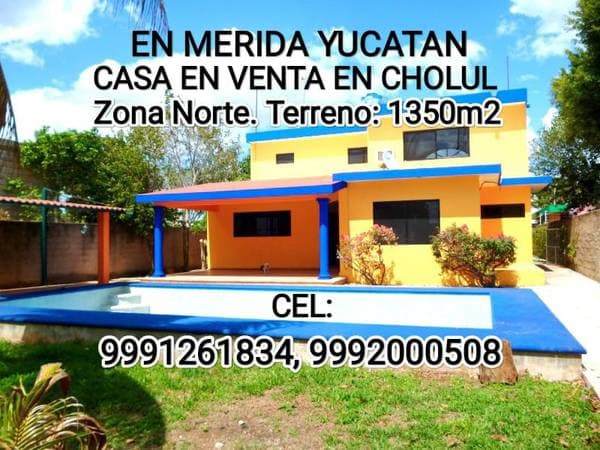 EN MERIDA YUCATAN Casa en venta en Cholul