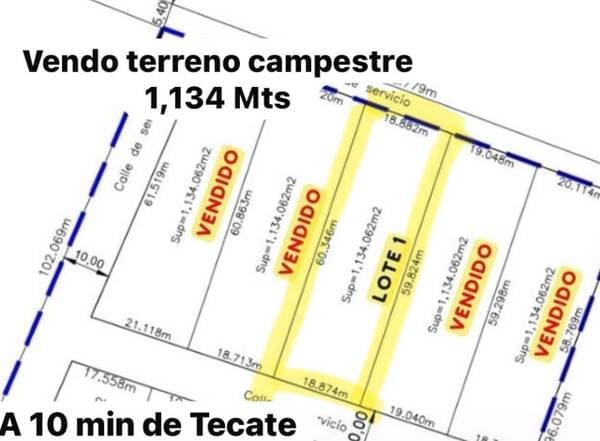 Attention Auction Country Land 1,134 Sq Meters On Wine Route - Image 2