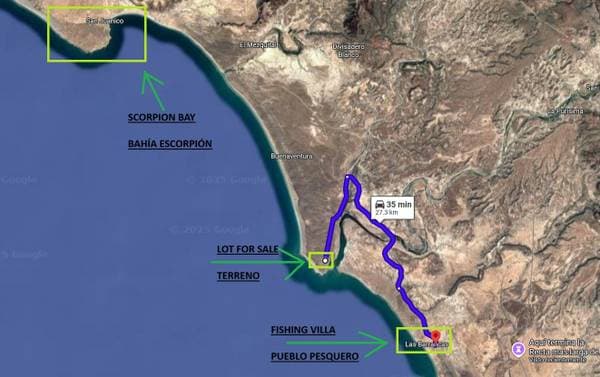 La Bocana Oceanfront Lot (43.4 Ha - 107 Acre) - Image 2