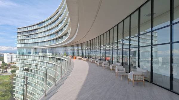 Apartment in Latitud Providencia – Panoramic Balcony, Spa & Luxe Ameni